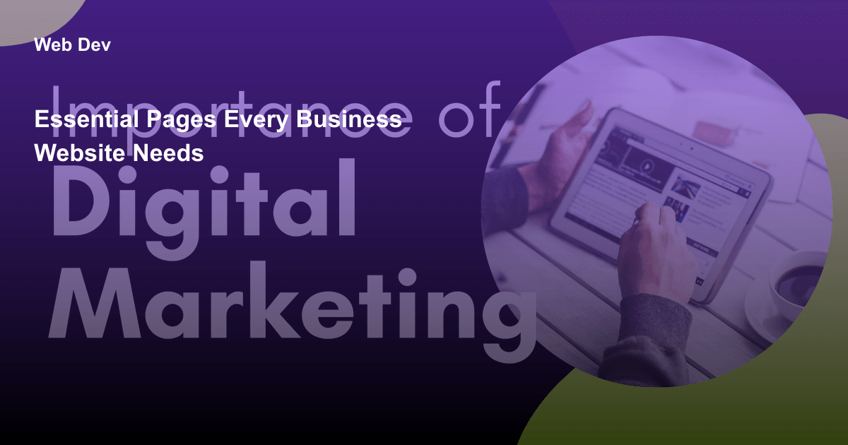Essential Pages Every Business Website Needs