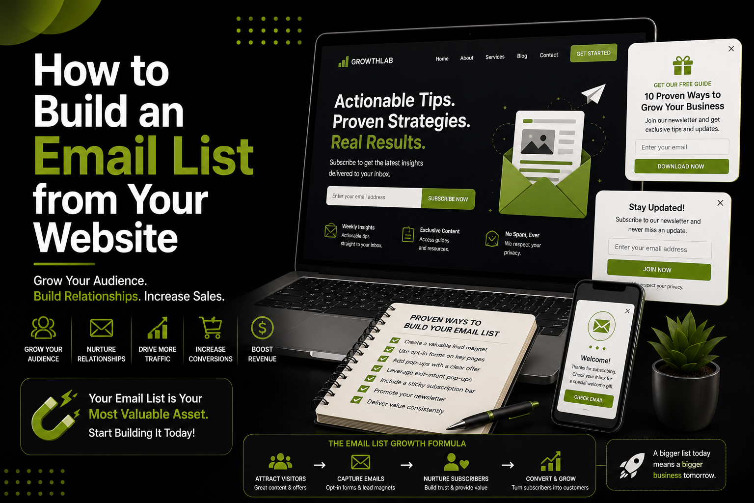 How to Build an Email List from Your Website